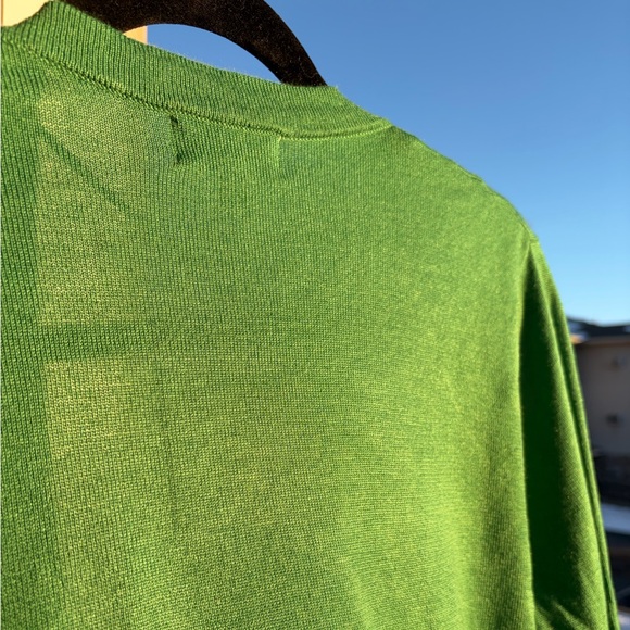 🆕🍏Signature by Robbie Bee Green Cropped Cardigan Bolero Casual Knit Size 14P - Picture 11 of 16